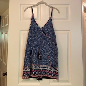French Connection patterned romper